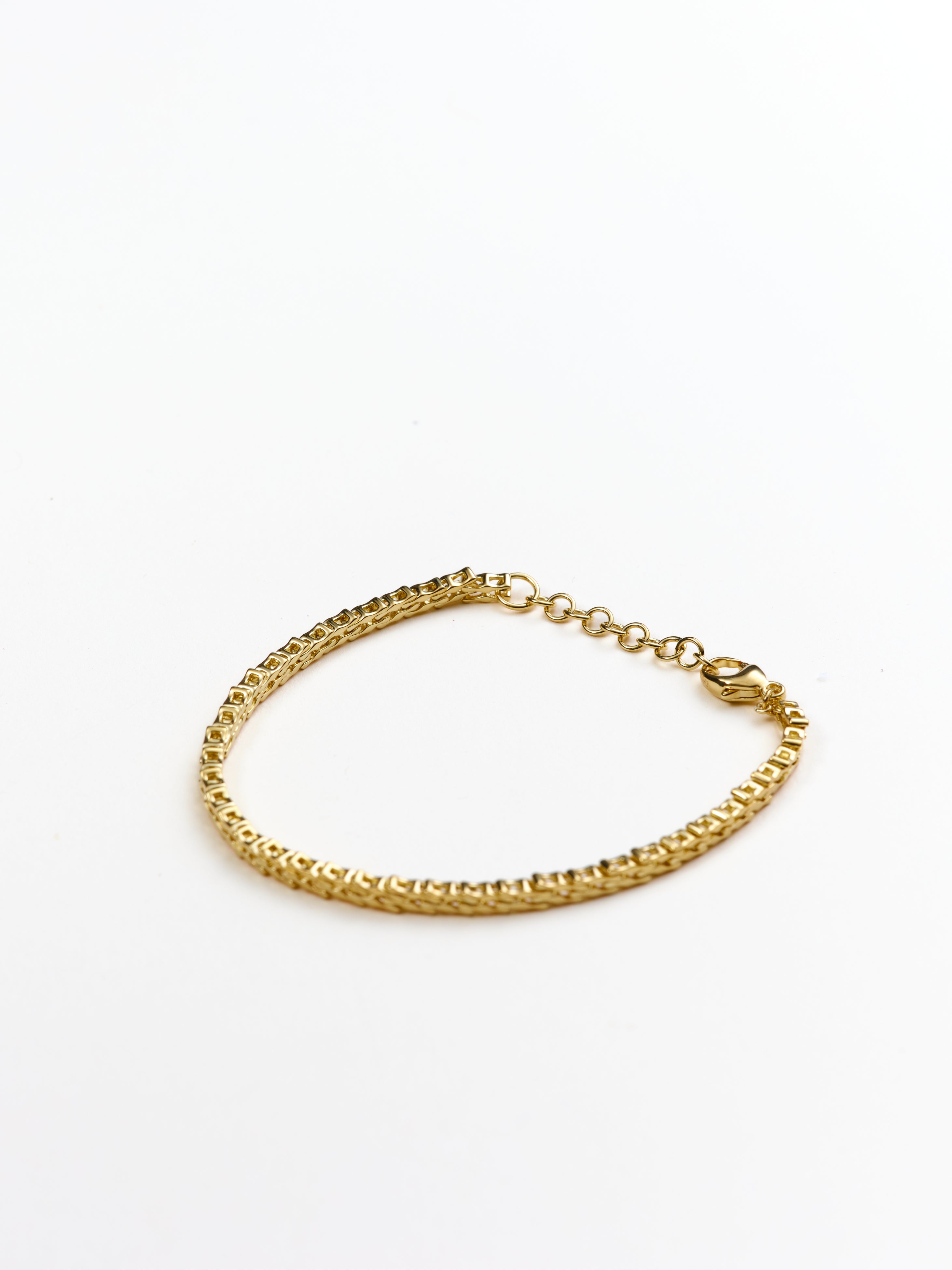 ALY アーリイ　Chip / gold Aly Chain Link Bracelet | Recycled Gold & Silver – Their Studios