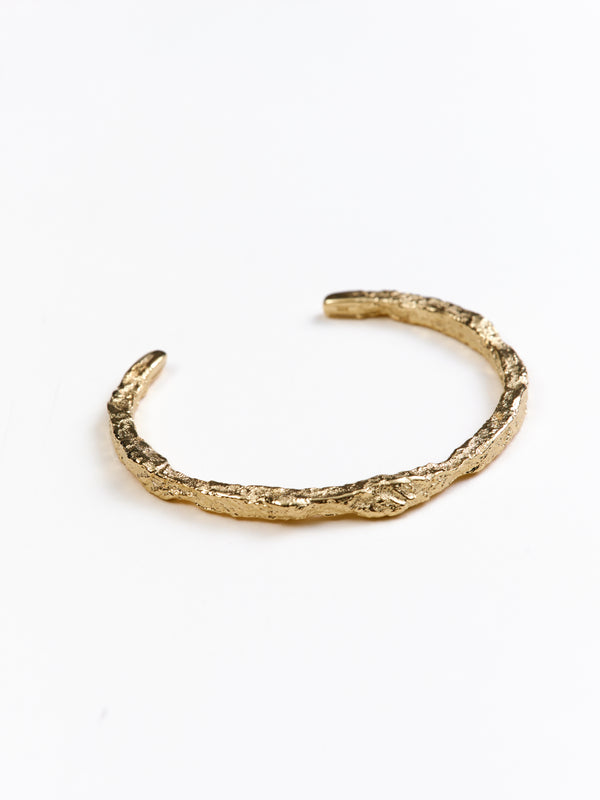 Ryan Uneven Cuff in 14k recycled gold vermeil