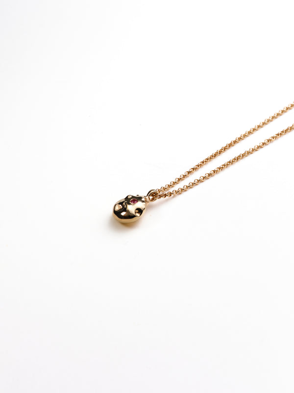 Finn Nugget Necklace in 14k recycled gold vermeil