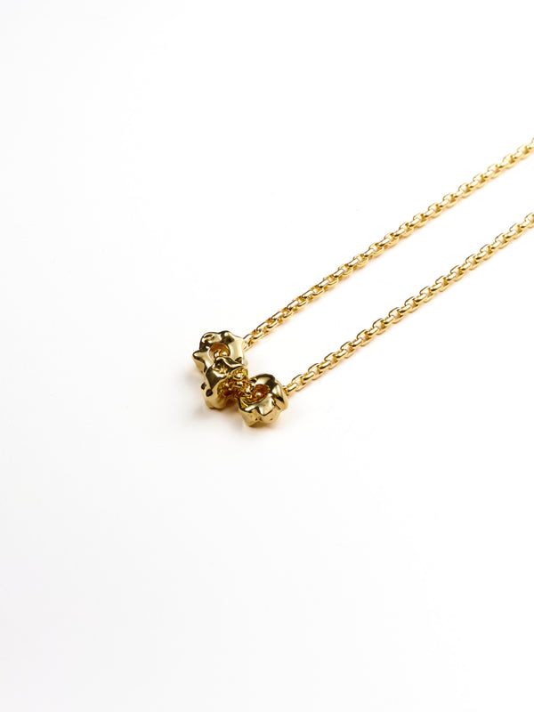 Hunter Nugget Necklace in 14k recycled gold vermeil