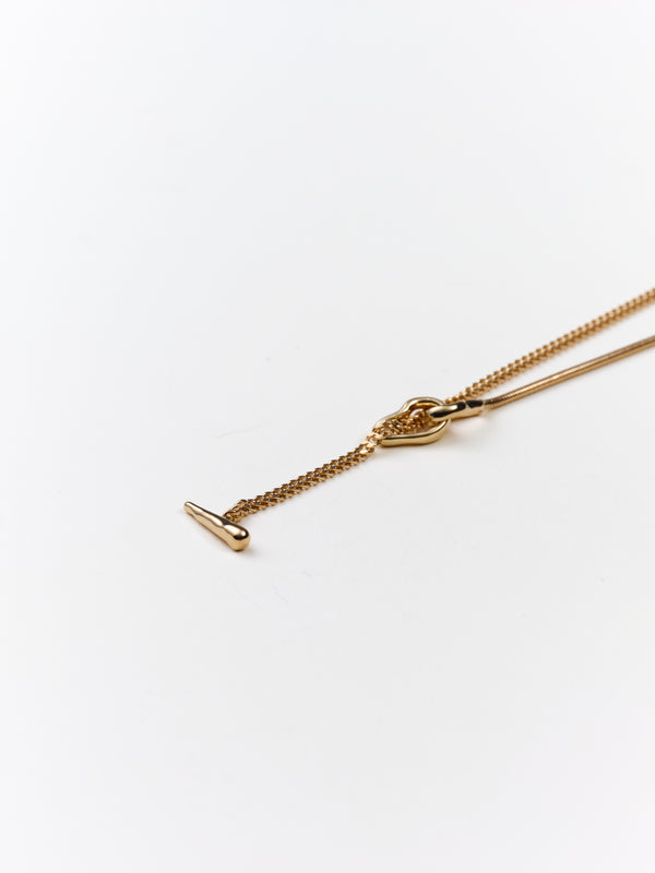 Alva Mixed Chain Necklace in 14k recycled gold vermeil
