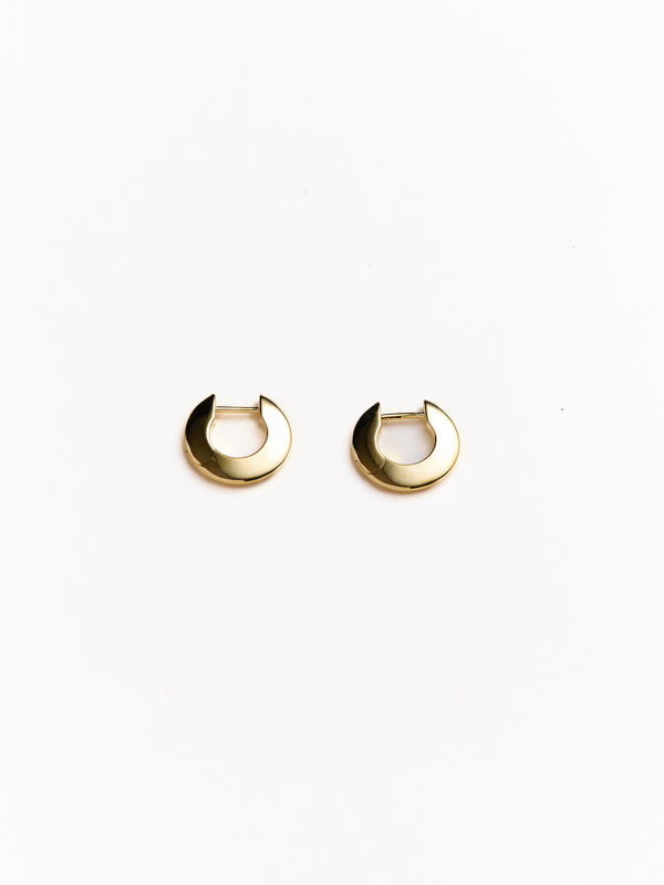 Talia Small Hoop Earring (Single) in 14k recycled gold vermeil