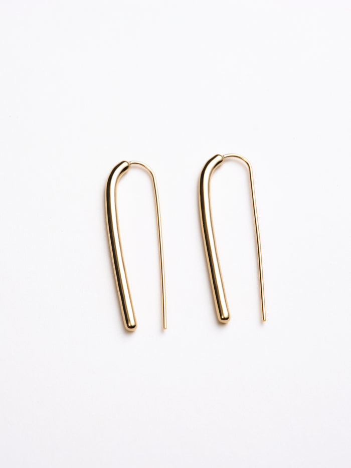 Mimi Pin Earrings in 14k recycled gold vermeil