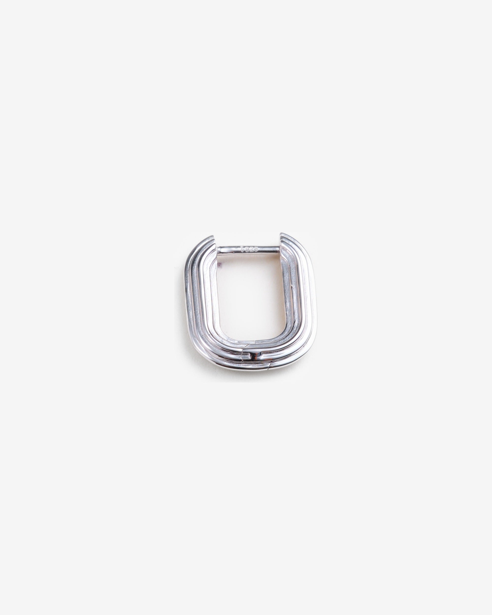 Elli Step Link single huggie in 925 recycled sterling silver