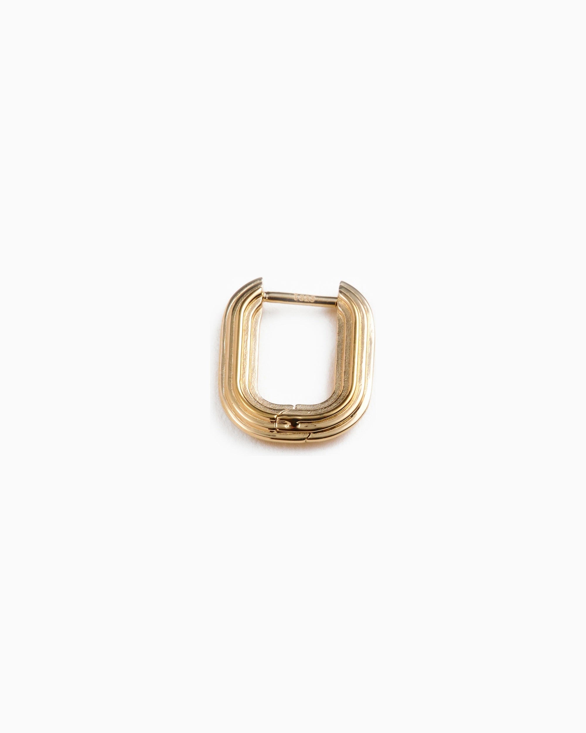 Elli Step Link single huggie in 14K recycled gold vermeil