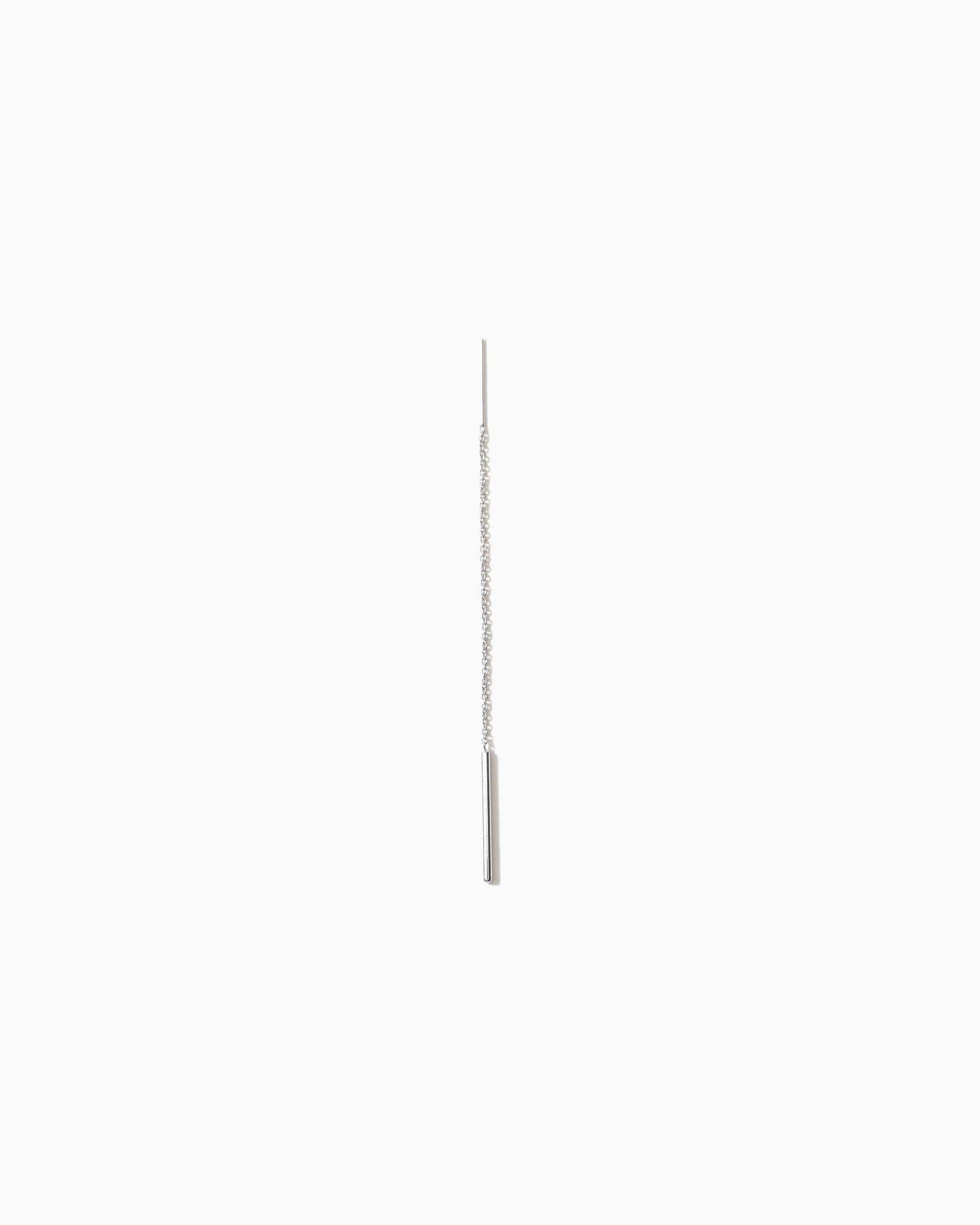 Louise Threader single earring in 925 recycled sterling silver