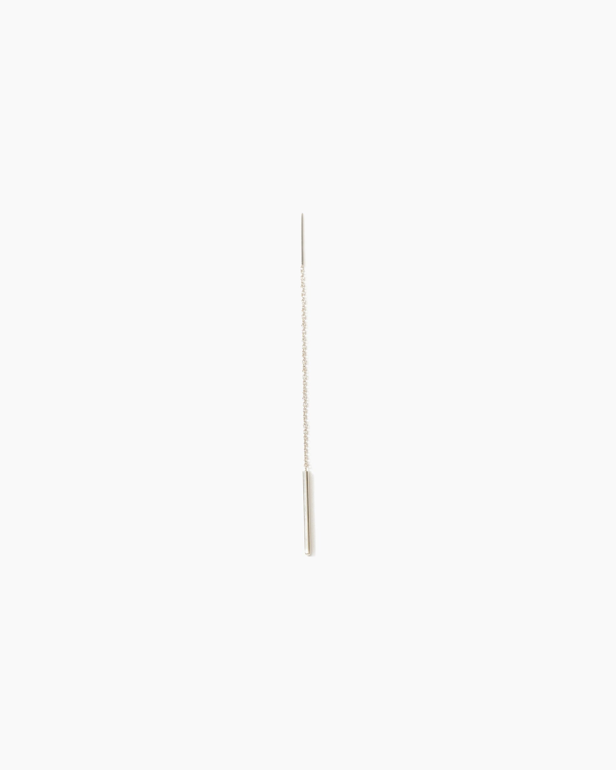 Louise Threader single earring in 14K recycled gold vermeil