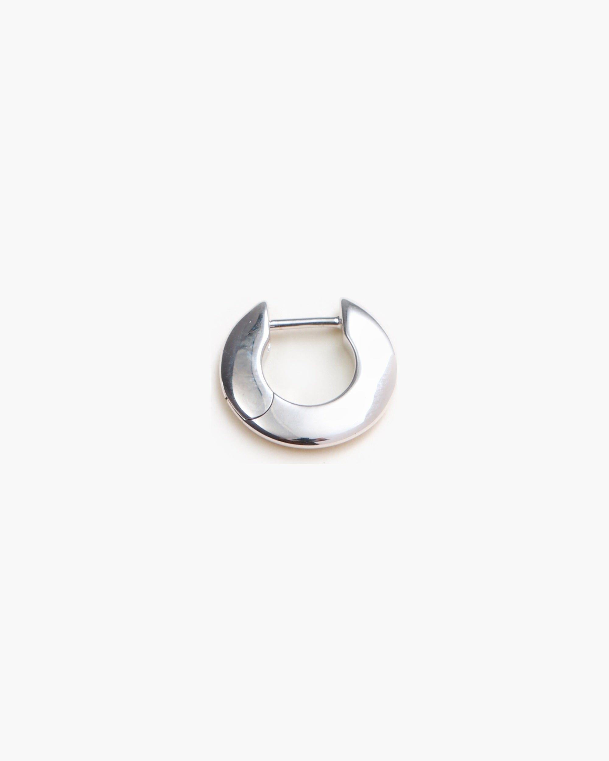 Talia Small Hoop single earring in 925 recycled sterling silver